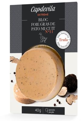 Bloc de foie gras de pato mi cuit con trufa CAPDEVILA 40 g.