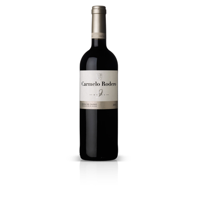 Vino tinto con 9 meses de barrica D.O. Ribera de Duero CARMELO RODERO, 75 cl.