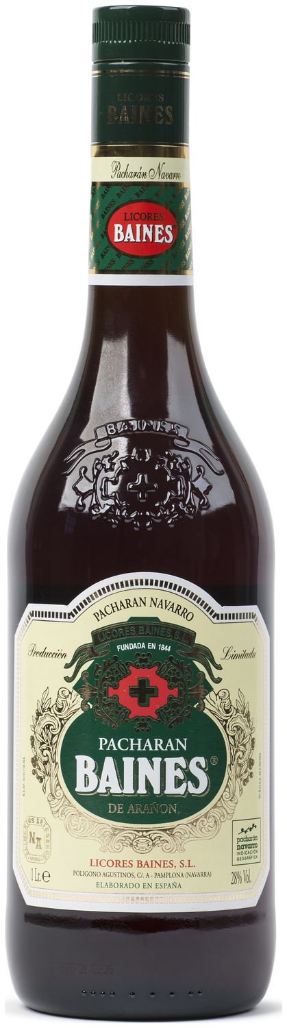 Pacharán navarro LICORES BAINES 1 lt.