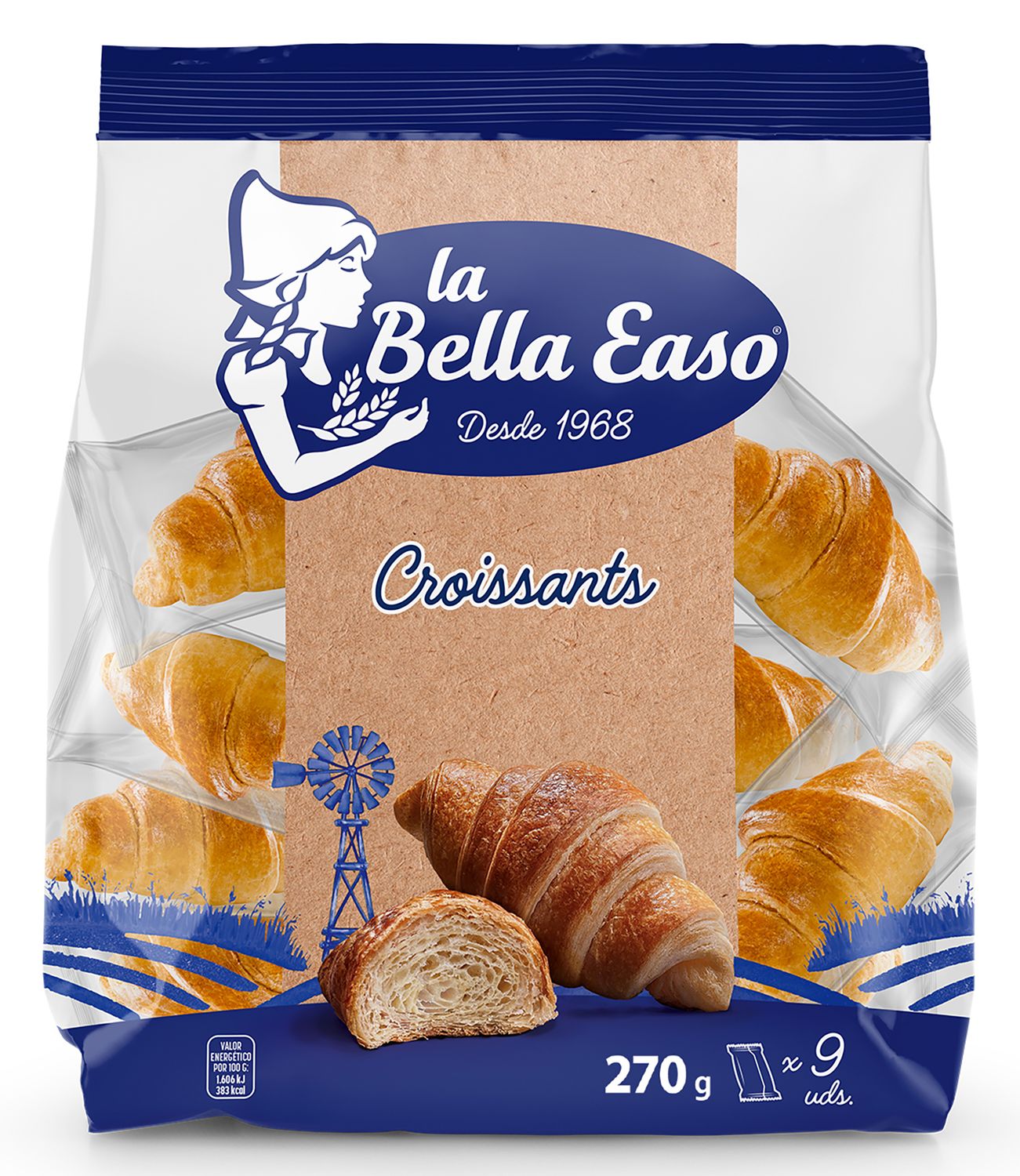 Croissants LA BELLA EASO 270 g. 9 ud.