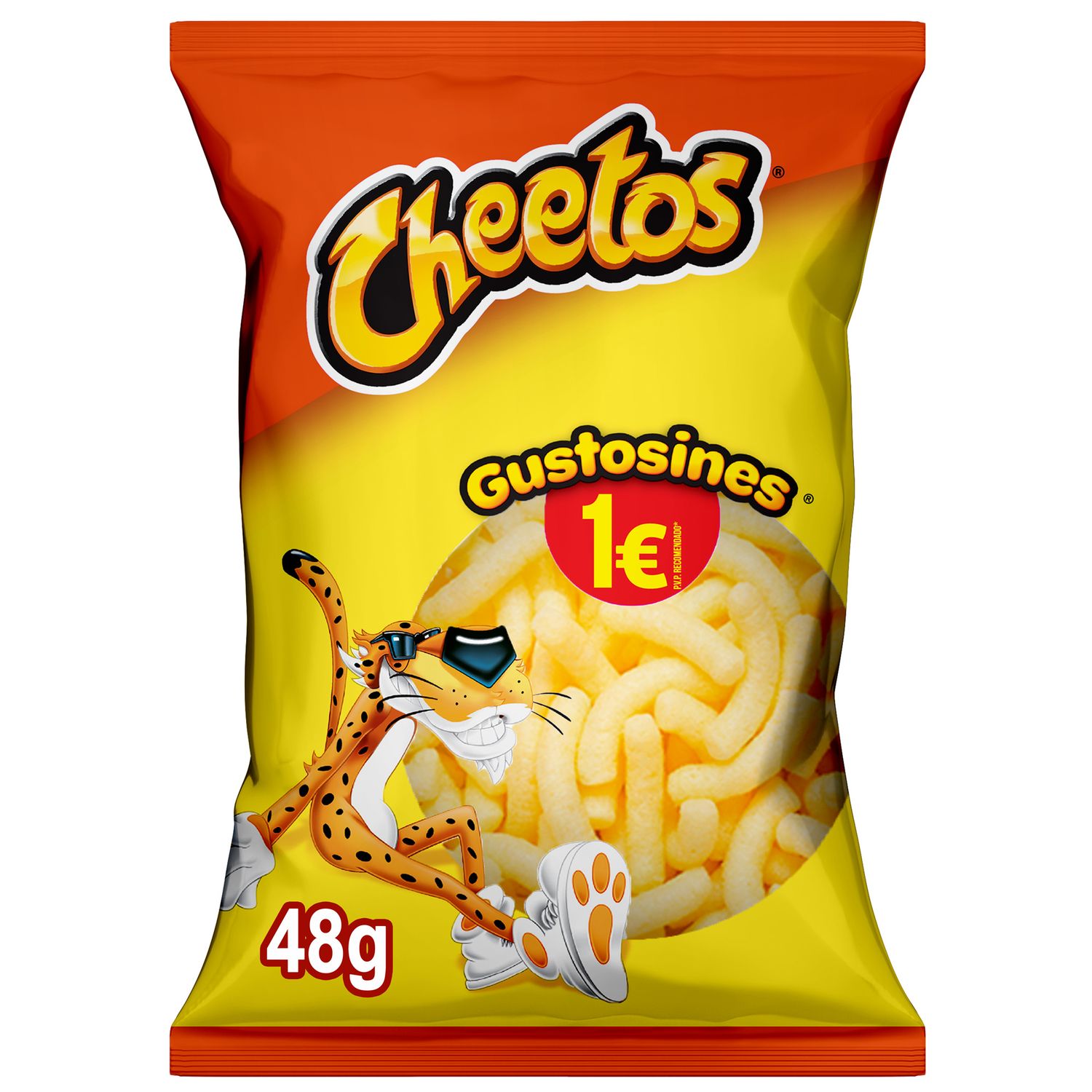 CHEETOS gusanitos gustosines 48 g.