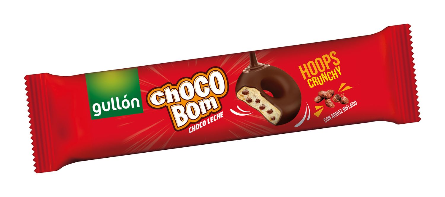 Galletas ChocoBom con chocolate con leche GULLÓN 128 g.