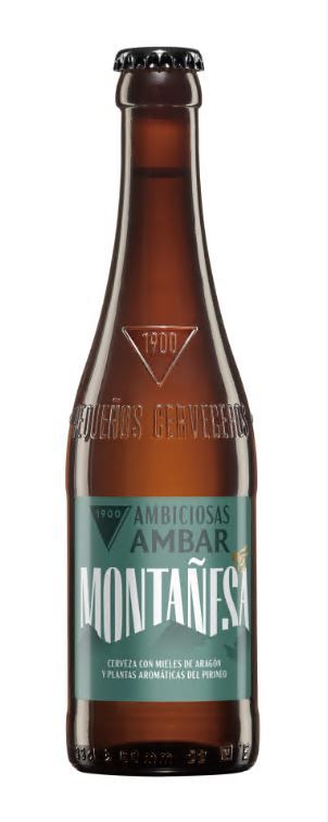 Cerveza montañesa ÁMBAR 33 cl.