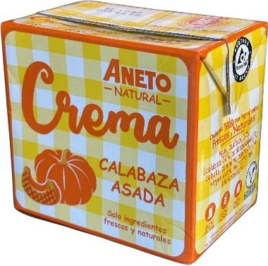 Crema calabaza asada ANETO 500 ml.