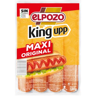 Salchichas maxi original king upp EL POZO 330 g.