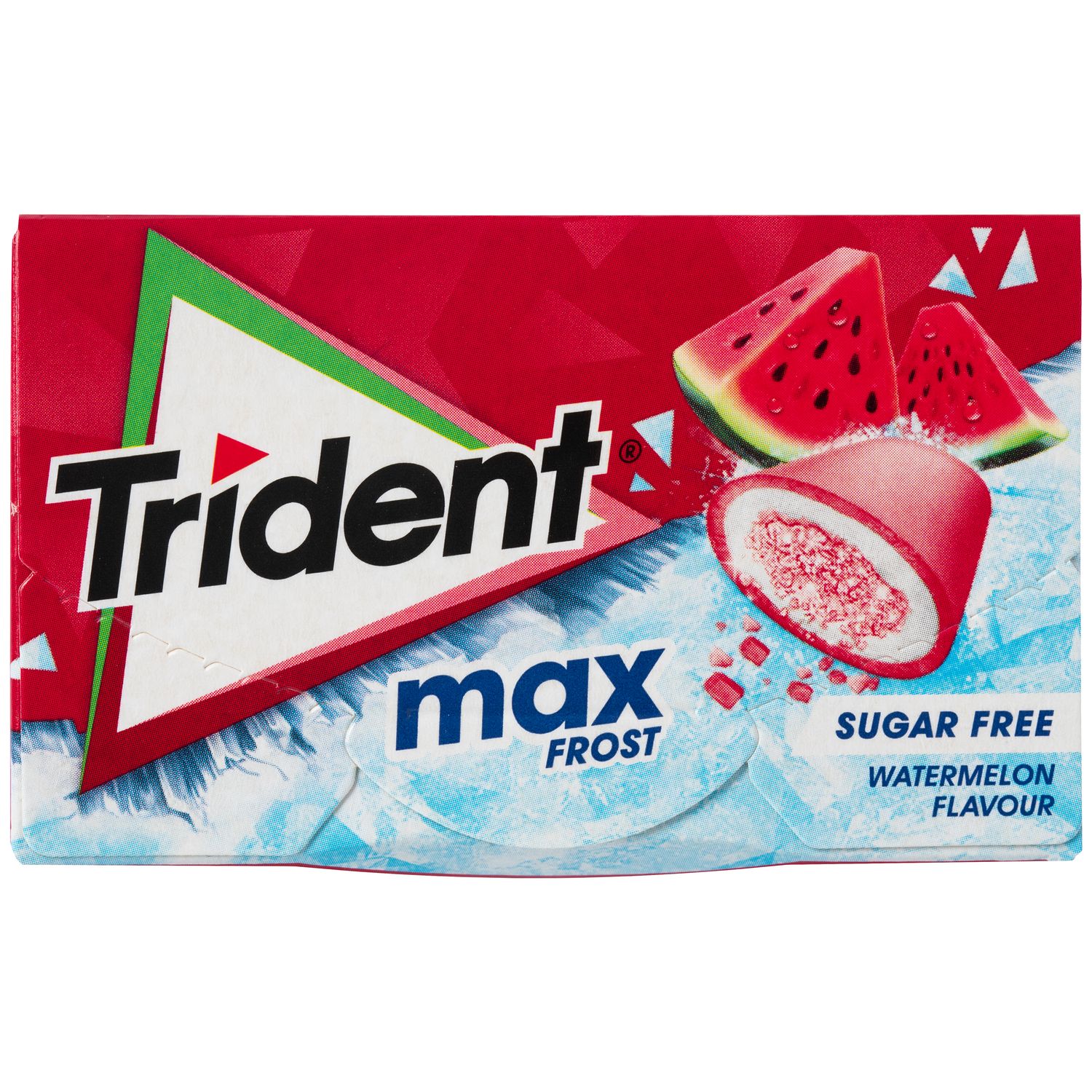 Chicles sabor sandía sin azúcar TRIDENT 20 g.