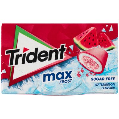 Chicles sabor sandía sin azúcar TRIDENT 20 g.