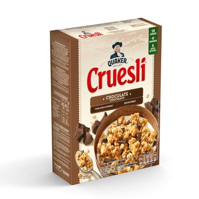 Cruesli de chocolate QUAKER 375 g.