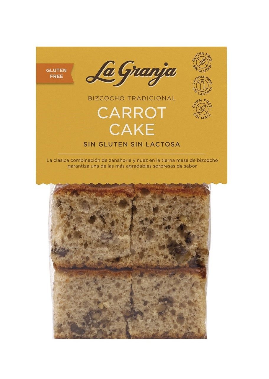 Bizcocho tradicional carrot cake LA GRANJA 350 g.