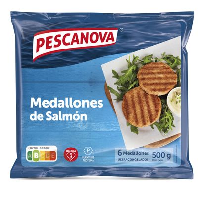 Medallones de salmón PESCANOVA 500 g.