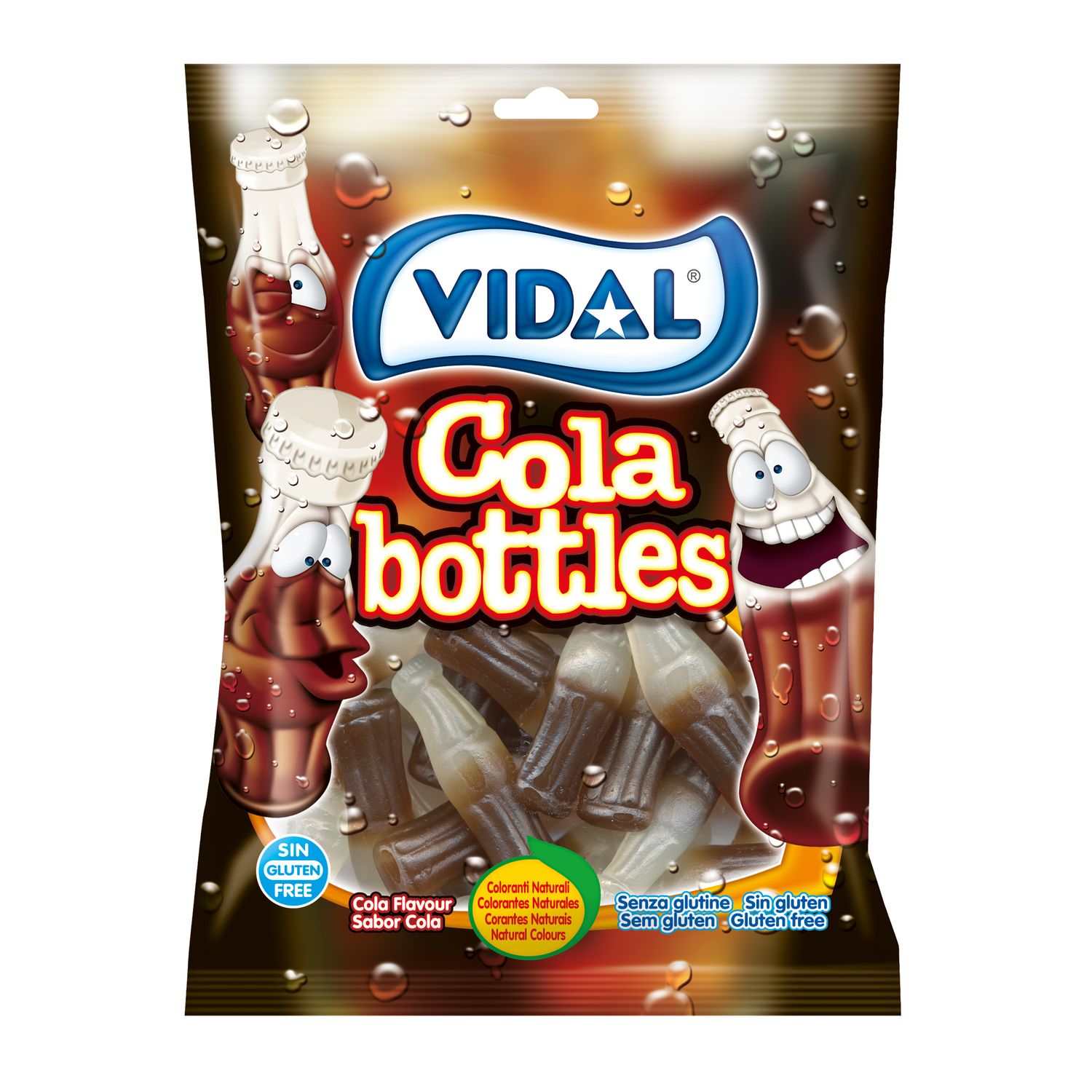 Gominolas coca-cola sin gluten VIDAL 90 g.