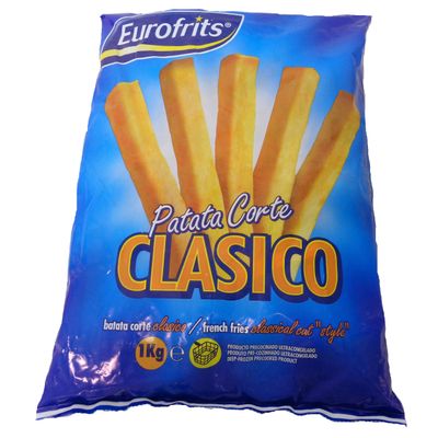 Patatas al corte EUROFRITS 1 kg.