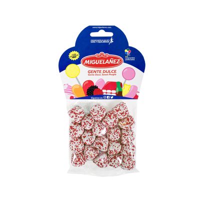 Gominolas moras rojas y blancas  MIGUELAÑEZ 150 g.