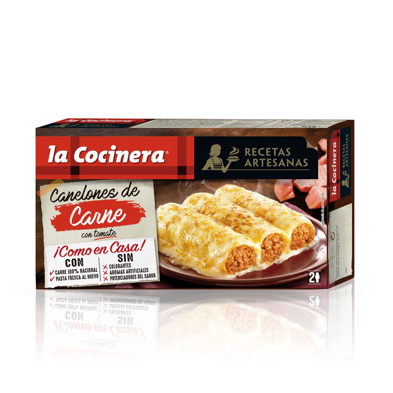 Canelones de carne LA COCINERA.