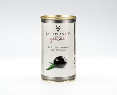 Aceitunas negras deshuesadas LA EXPLANADA 350 g.