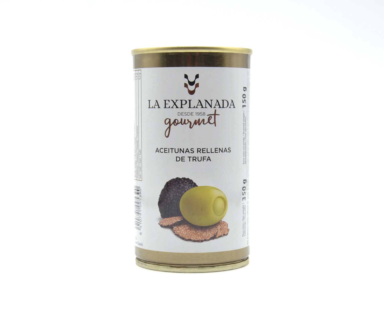 Aceitunas rellenas de trufa LA EXPLANADA 350 g.