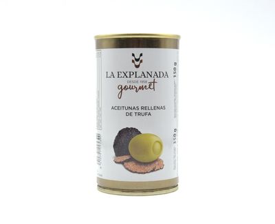 Aceitunas rellenas de trufa LA EXPLANADA 350 g.