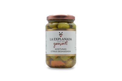 Aceitunas citrus deshuesada LA EXPLANADA 200 g.