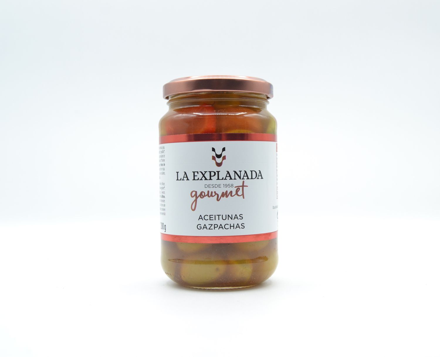Aceitunas gazpachas LA EXPLANADA 200 g.