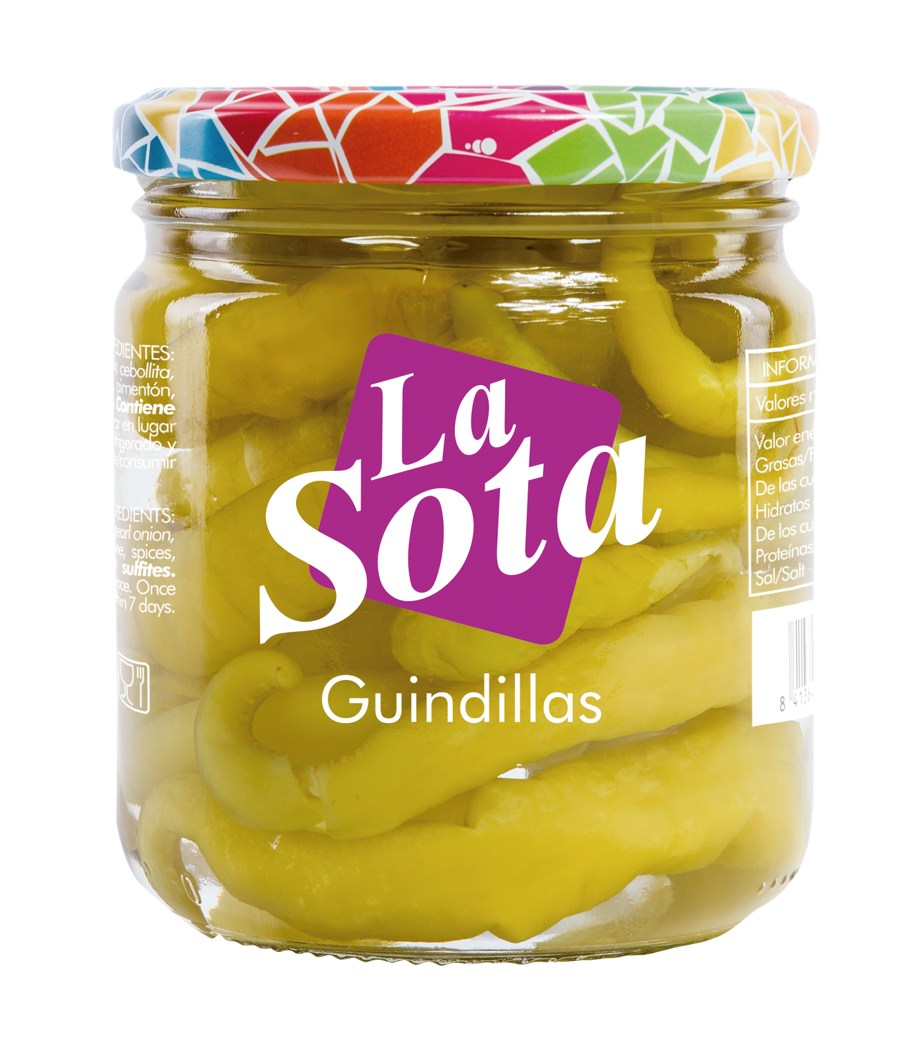 Guindillas LA SOTA 340 g.