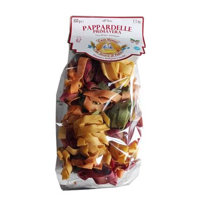 Pappardelle primavera al huevo CARA NONNA 500 g.