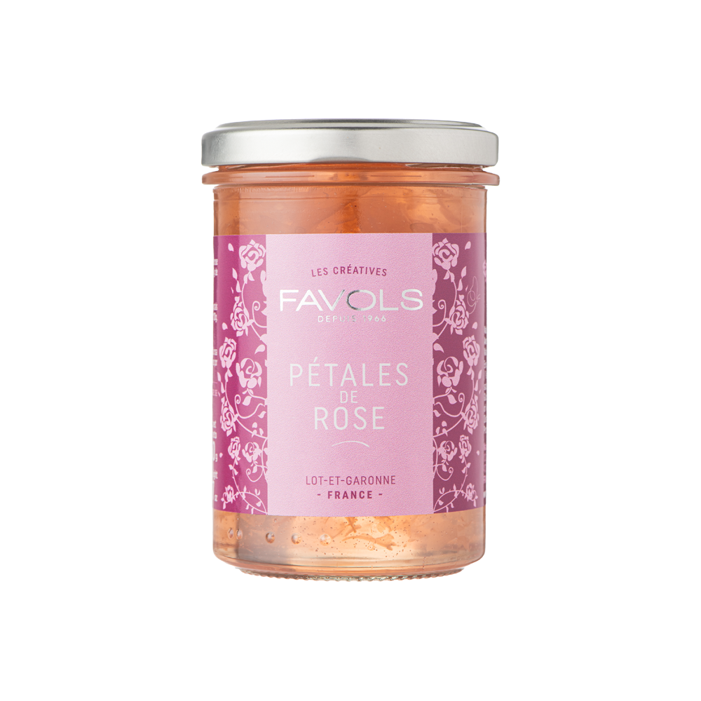 Mermelada de pétalos de rosa FAVOLS 260 g.