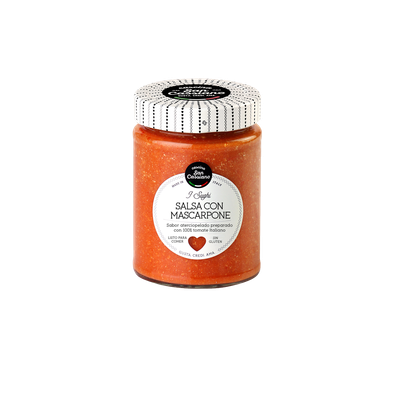 Salsa de tomate con mascarpone SAN CASSIANO 290 g.