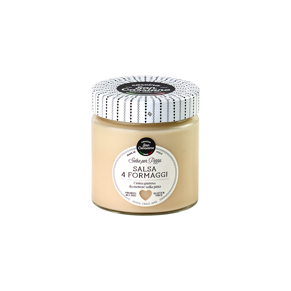 Salsa cuatro quesos SAN CASSIANO 190 g.