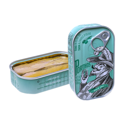 Atún en aceite de oliva PORTHOS 120 g.