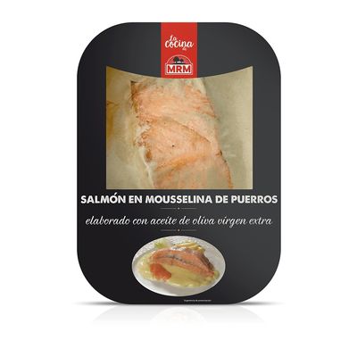 Salmón en mousselina de puerros M.R.M. 350 g.