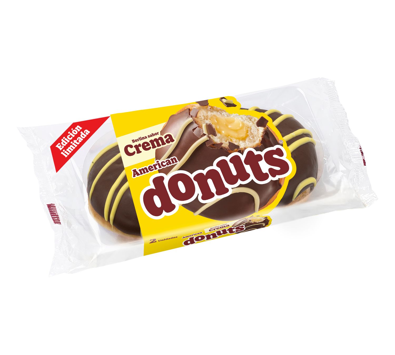 DONUTS american sabor crema 164 g. 2 ud.