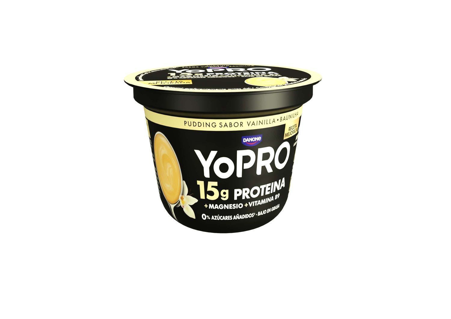 Postre con proteínas 15 g. 0% pudding de vainilla YOPRO