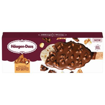Helado bombón macadamia HÄAGEN-DAZS 67 g.