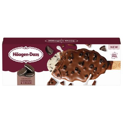Helado bombón cookies &amp; cream HÄAGEN-DAZS 64 g.