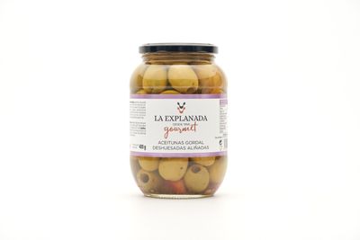 Aceitunas gordal deshuesadas aliñadas LA EXPLANADA 835 g.