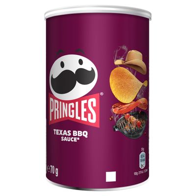 Patatas fritas sabor texas BBQ PRINGLES 70 g.
