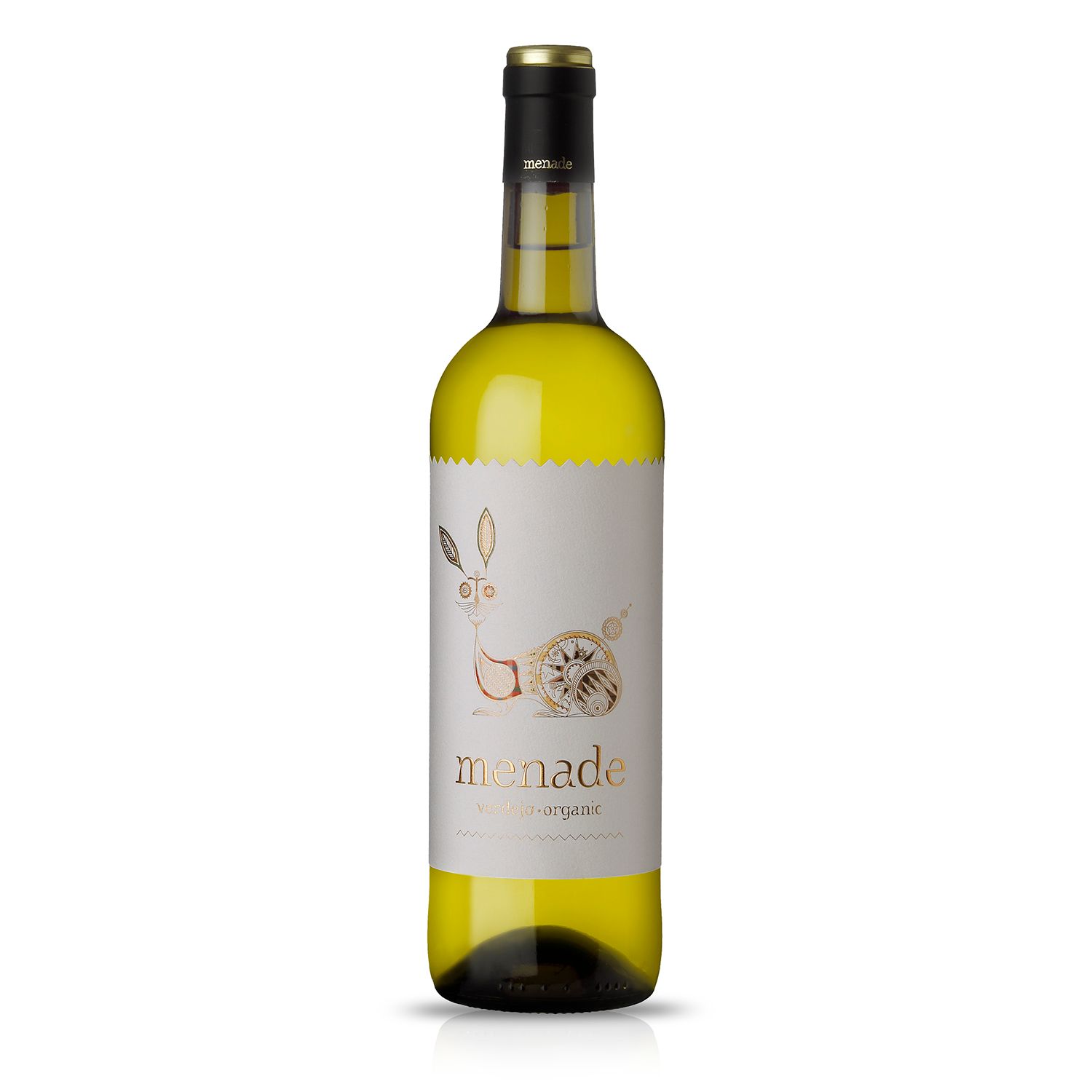 Vino blanco verdejo ecológico MENADE 75 cl.
