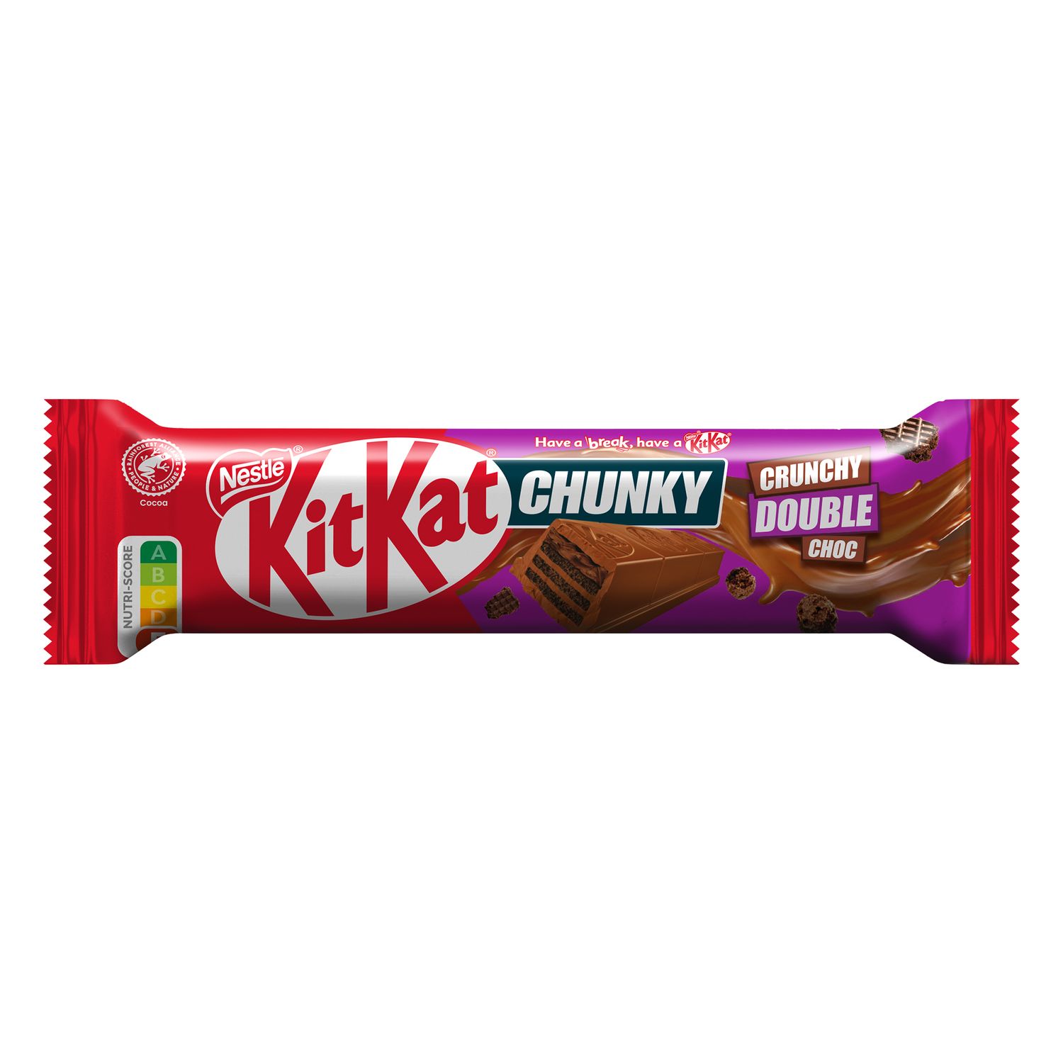 Chocolatina chunky crunchy double choc KIT KAT 42 g.