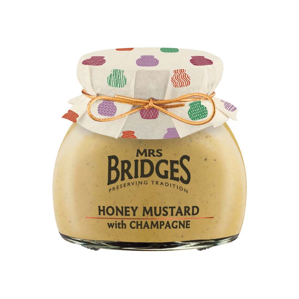 Mostaza de miel y champán MRS. BRIDGES 200 g.
