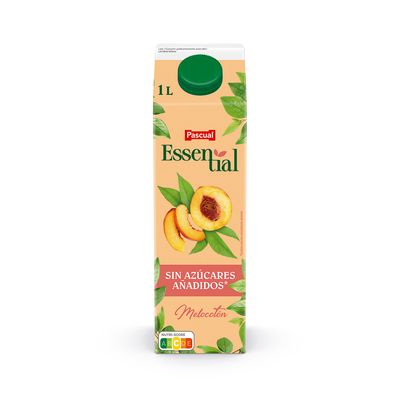 Zumo de melocotón essential sin azúcar PASCUAL 1 lt.
