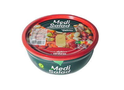 Ensalada con alubias y verduras MEDI SALAD 250 g.