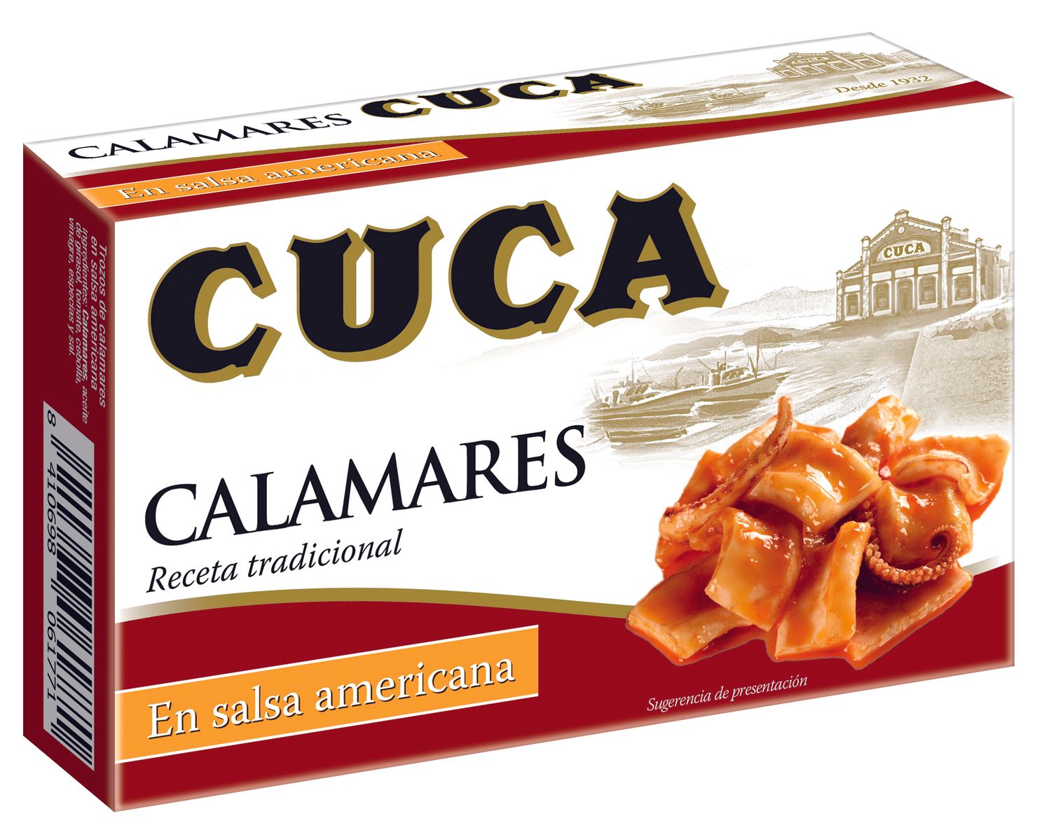 Calamares en salsa americana CUCA 115 g.