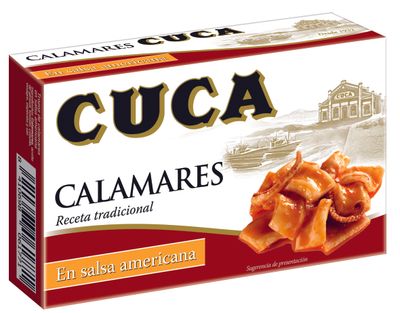 Calamares en salsa americana CUCA 115 g.