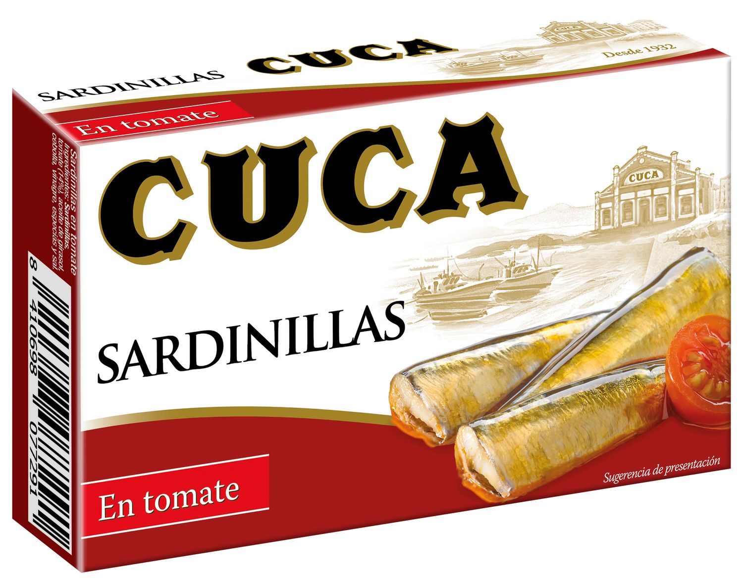 Sardinillas en tomate CUCA 90 g.