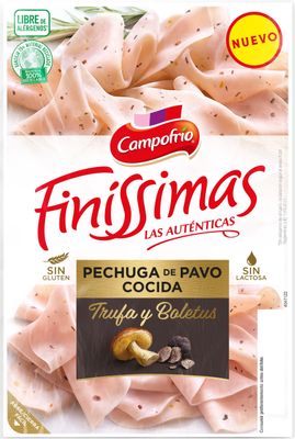 Pechuga de pavo cocida trufa y boletus CAMPOFRIO 115 g.