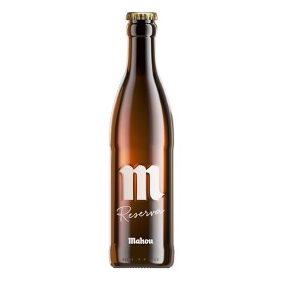 Cerveza reserva MAHOU 33 cl.