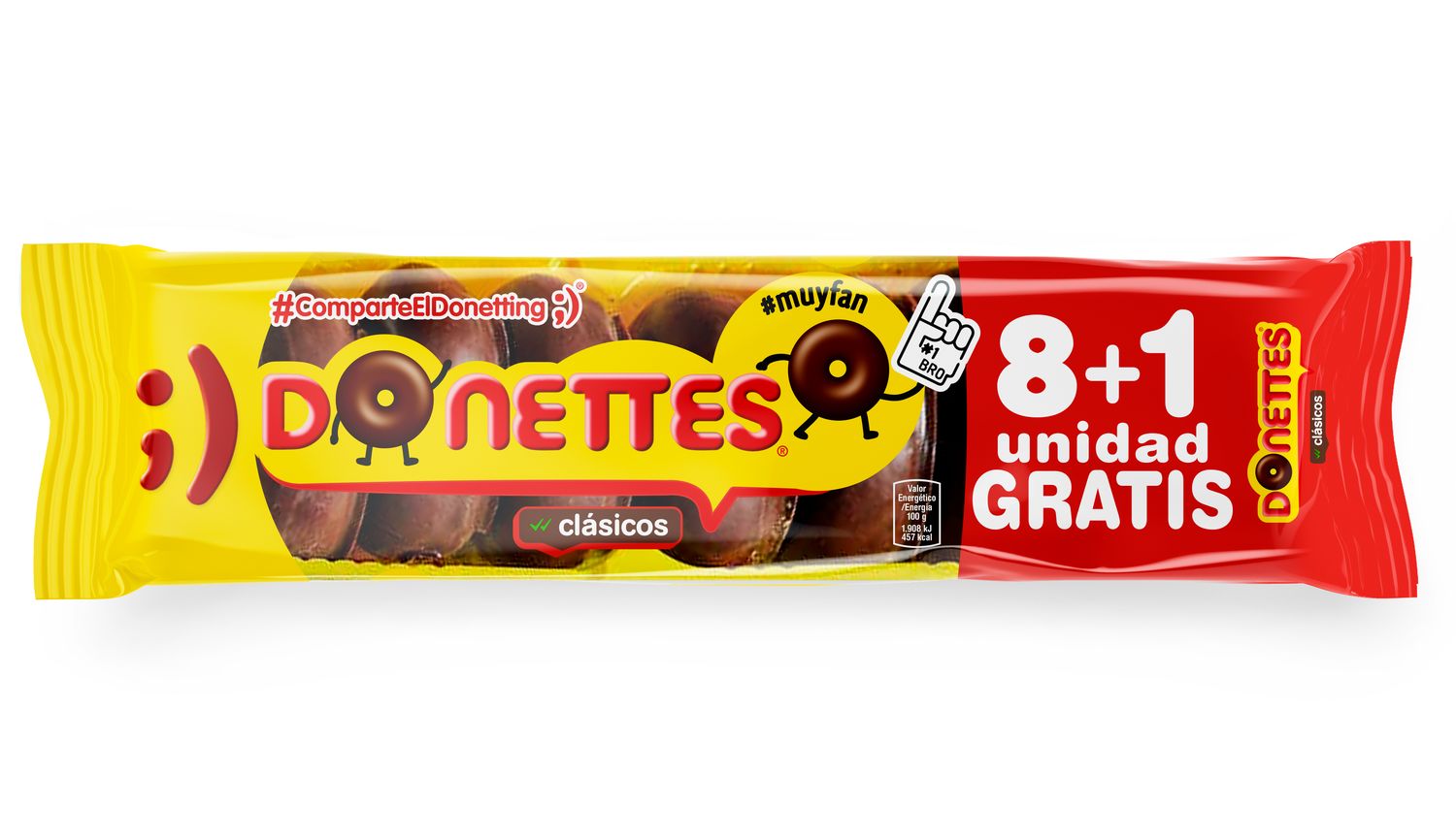 DONETTES clásicos BIMBO 171 g. 8+1 ud. gratis