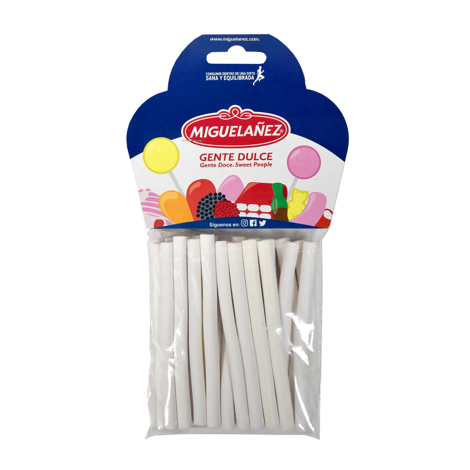 Geles dulces lápiz nata-fresa MIGUELAÑEZ 150 g.