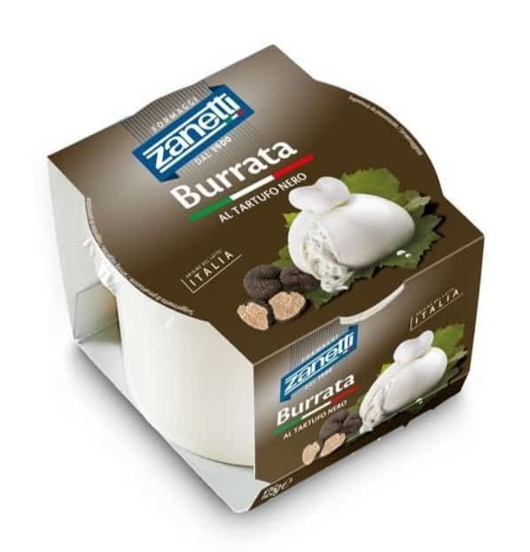 Burrata al tartufo nero ZANETTI 125 g.