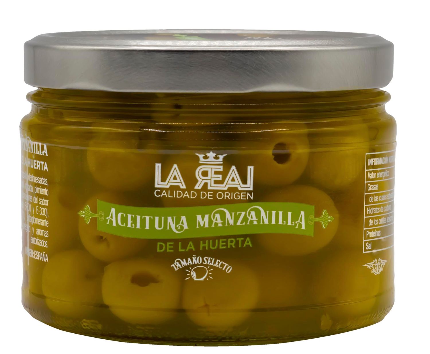Aceituna manzanilla LA REAL 500 g.